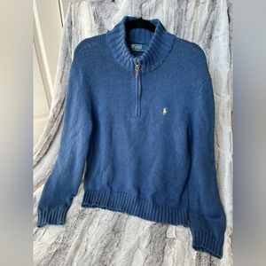 Ralph Lauren Polo Knit Quarter Zip. LIKE NEW/ONLY WORN TWICE.